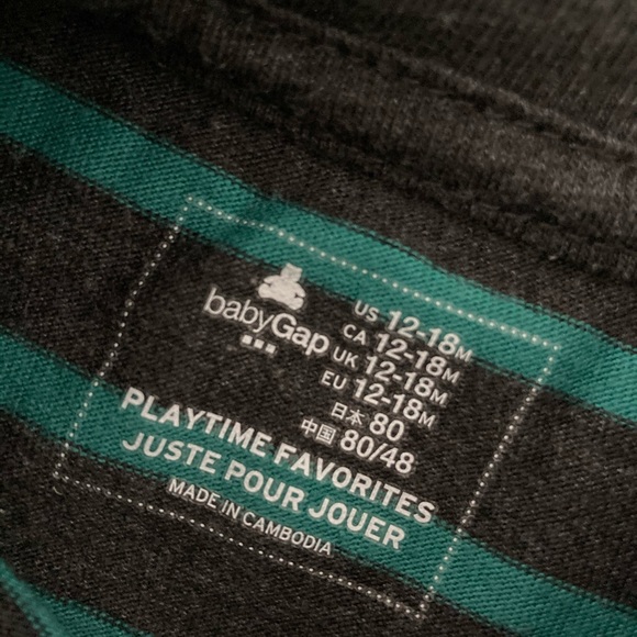 12-18 mo stripped GAP shirt - Picture 3 of 8